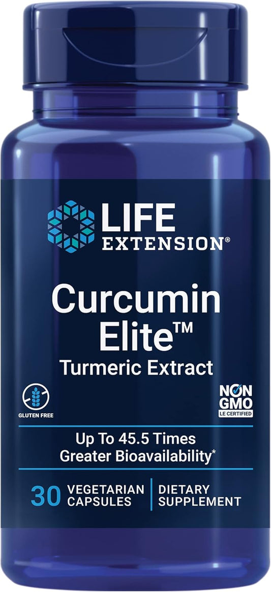 Curcumin Elite™ Turmeric Extract Capsules - 500mg with Fenugreek for Inflammation, Heart, & Immune Support - 30 Capsules, Gluten-Free & Non-GMO - BoostGo Australia