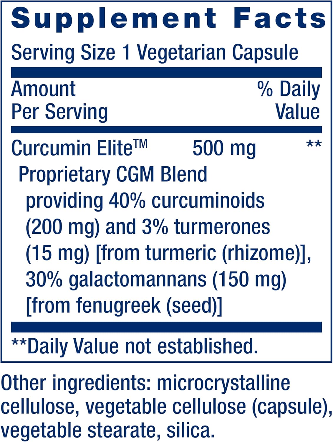 Curcumin Elite™ Turmeric Extract Capsules - 500mg with Fenugreek for Inflammation, Heart, & Immune Support - 30 Capsules, Gluten-Free & Non-GMO - BoostGo Australia