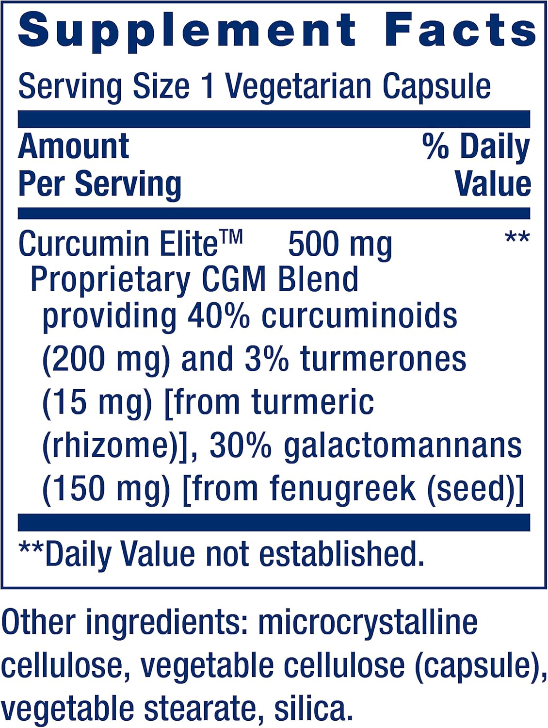 Curcumin Elite Turmeric Extract for Healthy Inflammatory Response with Vitamin D, Vitamin K, and Sea-Iodine