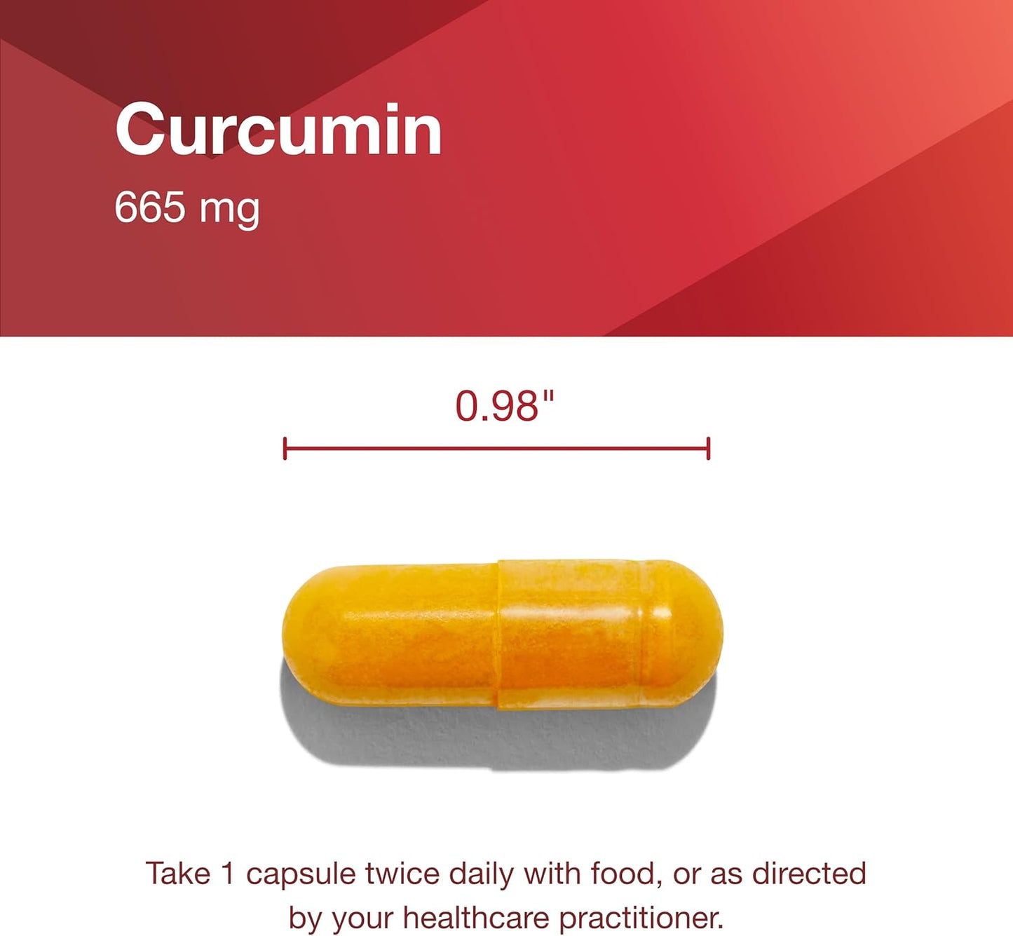 Curcumin Turmeric Root Extract 665mg Capsules - 95% Standardized Curcuminoids - Non-GMO & Kosher - Protocol for Life Balance