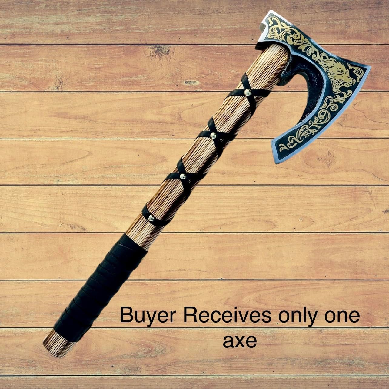 Custom Viking Bearded Camping Axe - Hand-Forged Carbon Steel with Rose Wood Shaft by Poshland AX-7004