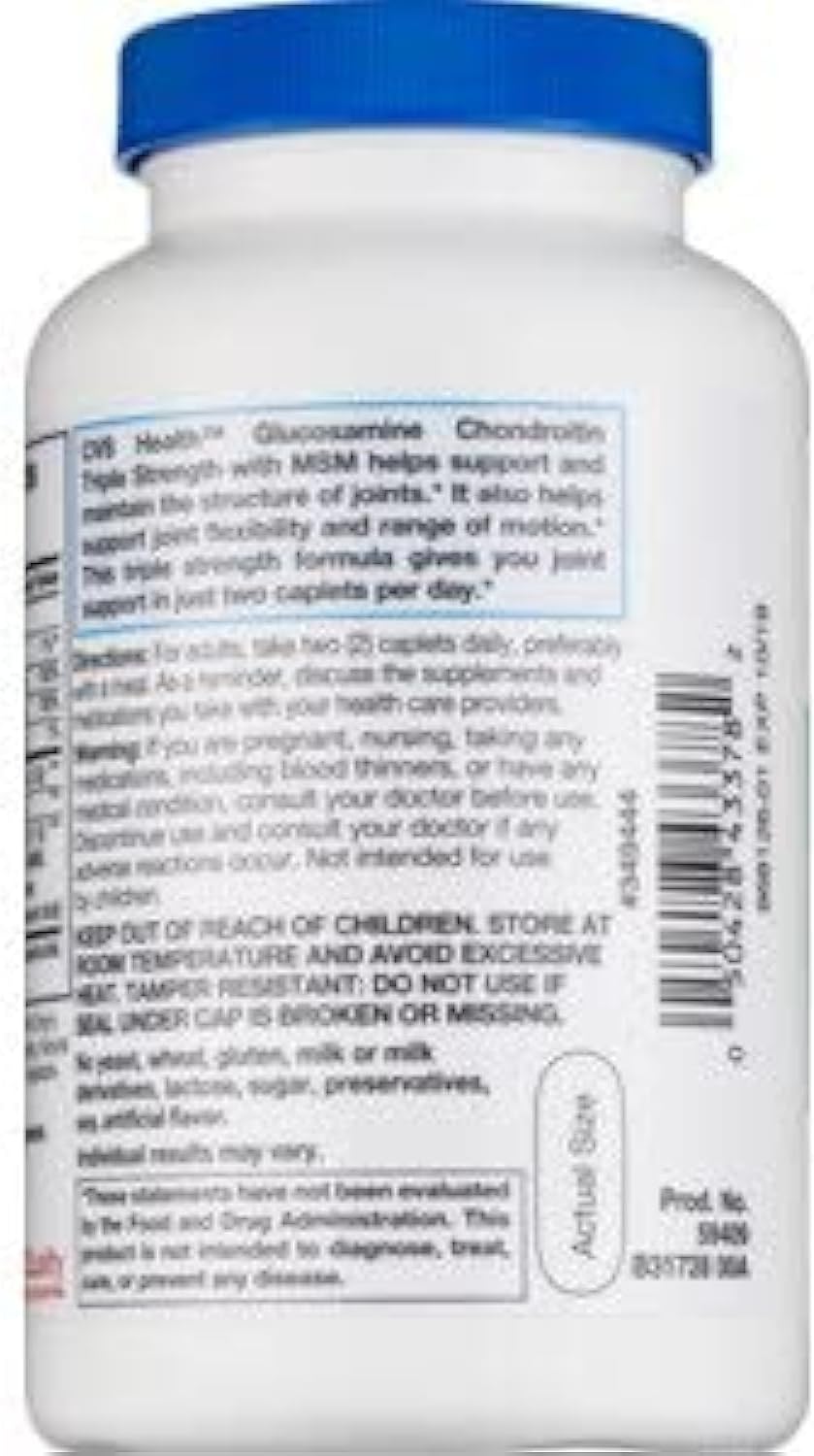 CVS Health Triple Strength Glucosamine Chondroitin with MSM Tablets - 100 Count