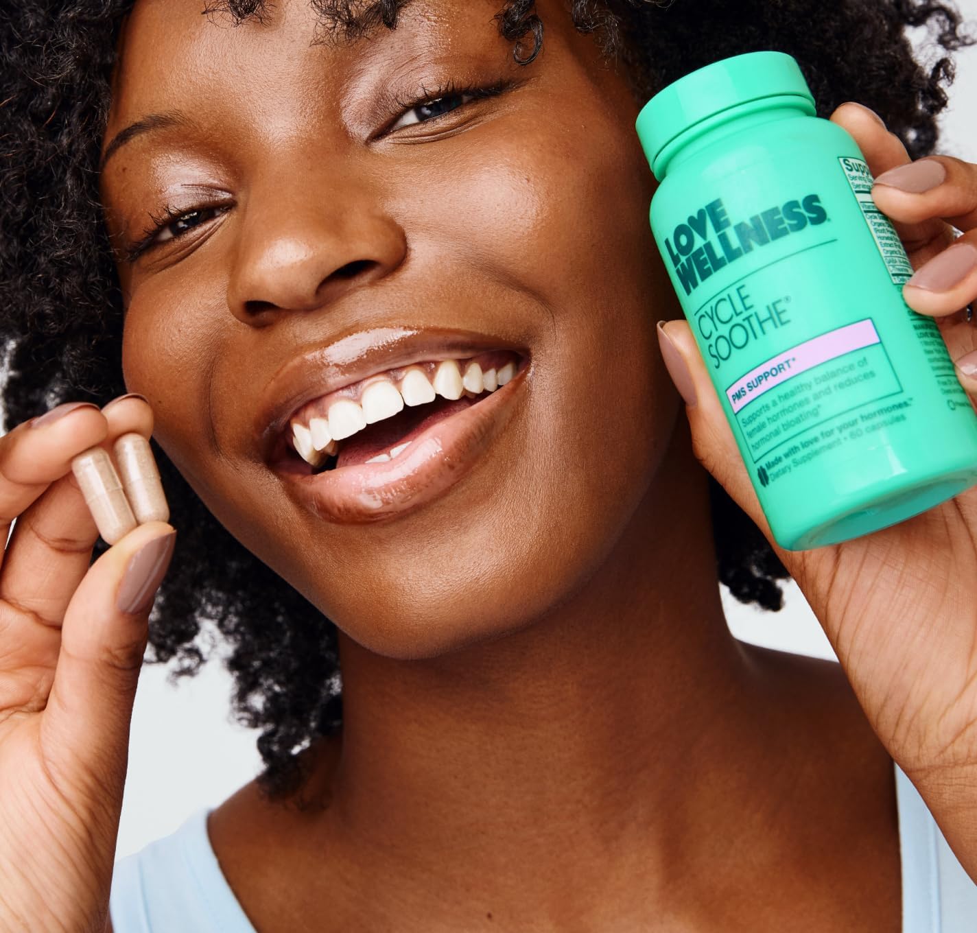 Cycle Soothe Supplement - Promotes Happy Mood, Relieves PMS Hormones & Stress - 60 Capsules