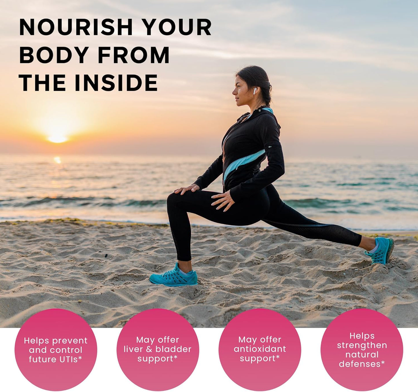 D-Mannose 1200mg Capsules with Cranberry and Dandelion - Natural UTI Support - Vegan Formula - 120 Capsules