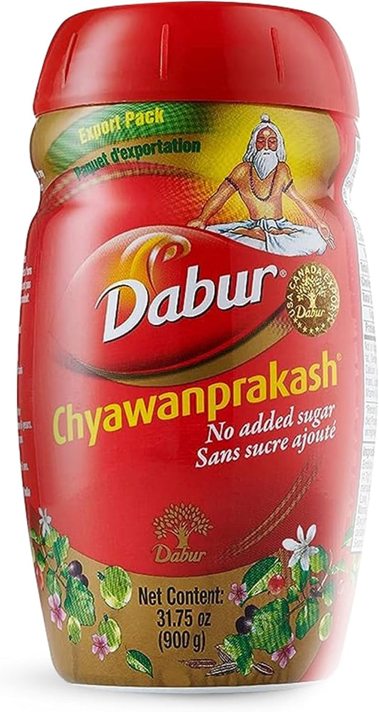 Dabur Chyawanprash 900g (Pack of 3) - Ayurvedic Energy & Strength Booster for Adults - Natural Ingredients - Not Suitable for Children Under 6