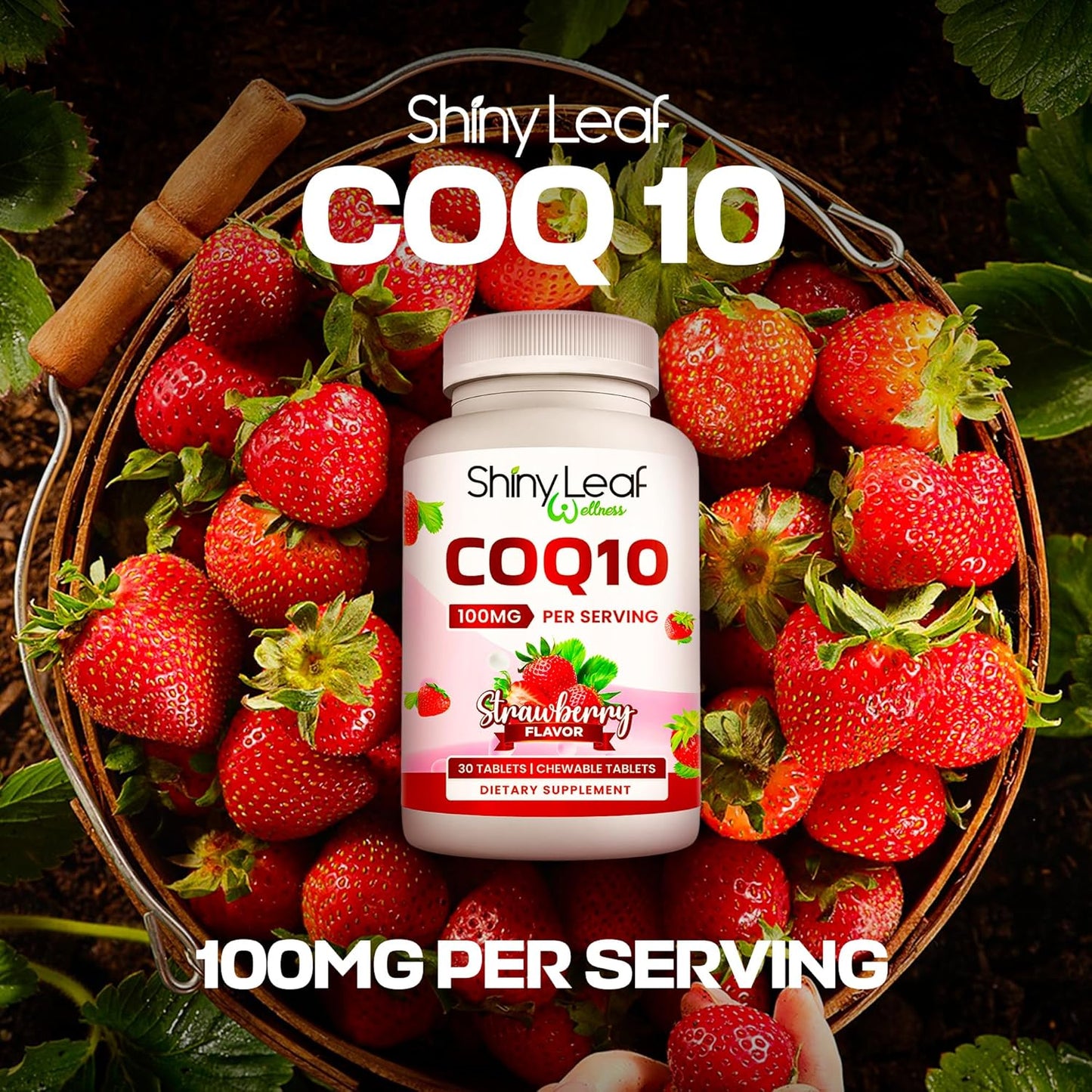 Daily Bariatric Multivitamin with Iron, CoQ10 100mg for Energy and Brain Health - 1 Month Supply