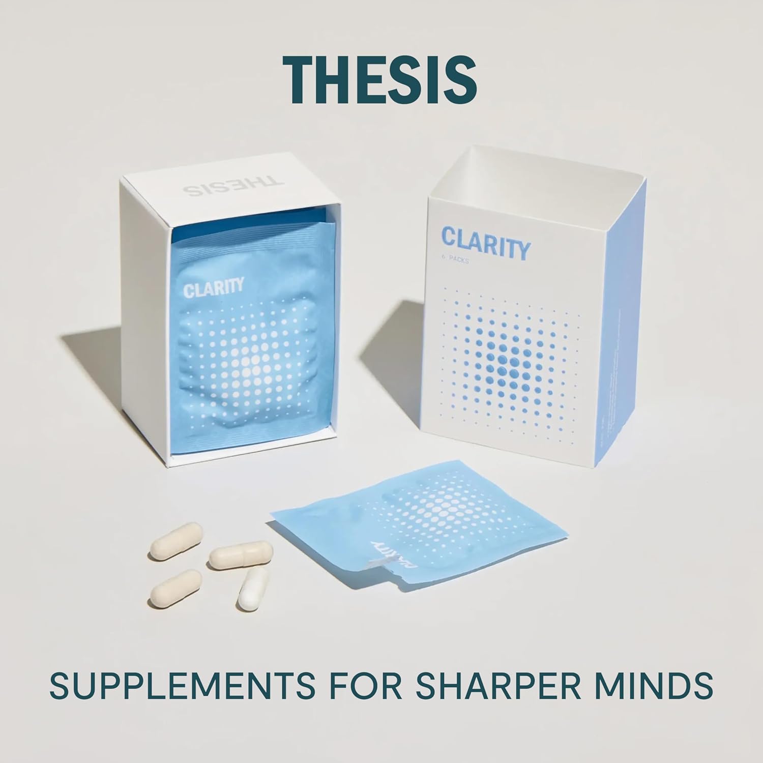 Daily Brain Support Supplements with Nootropics - Lion's Mane & Alpha GPC for Focus & Clarity (24 Servings)