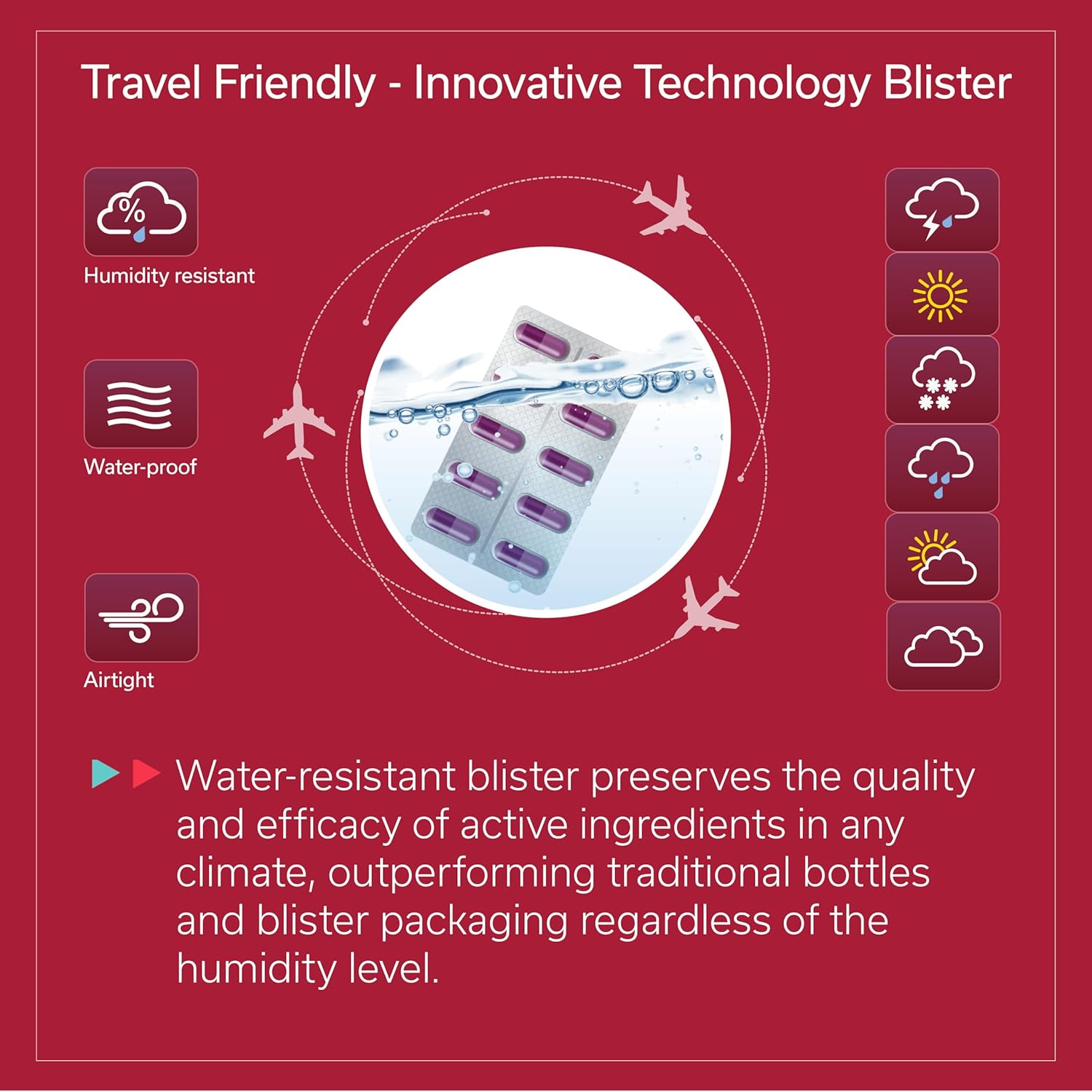 Daily Circulation Support Supplement with Antioxidant Powerhouse - Maqui Berry, Ginger, Pycnogenol - 30 Vegan Capsules for Inflammation & Blood Sugar