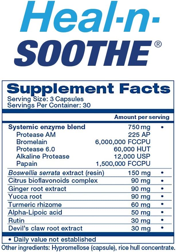 Daily Collagen Supplement with Heal-n-Soothe for Joint Health and Wellness