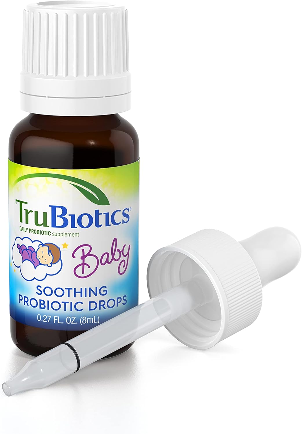 Daily Infant Probiotic Drops for Newborns, Supports Immune System & Eases Tummy Discomfort, 0.27 Fl Oz