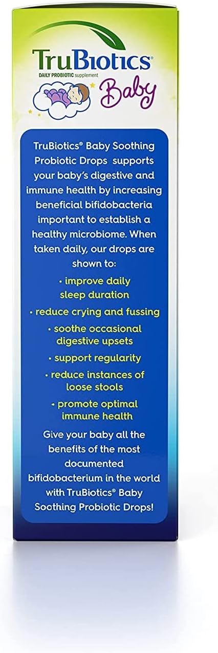 Daily Infant Probiotic Drops for Newborns, Supports Immune System & Eases Tummy Discomfort, 0.27 Fl Oz