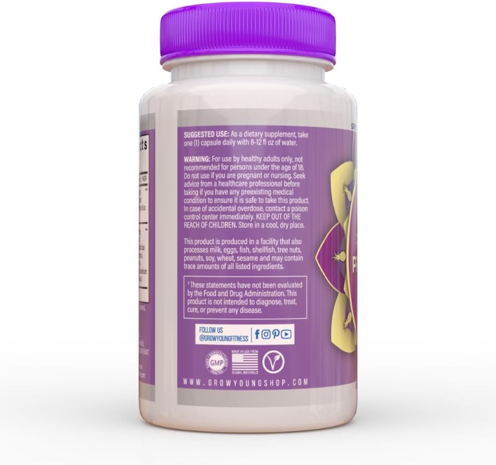Daily Probiotic + Prebiotic Fiber Supplement for Digestive Health - 30 Servings