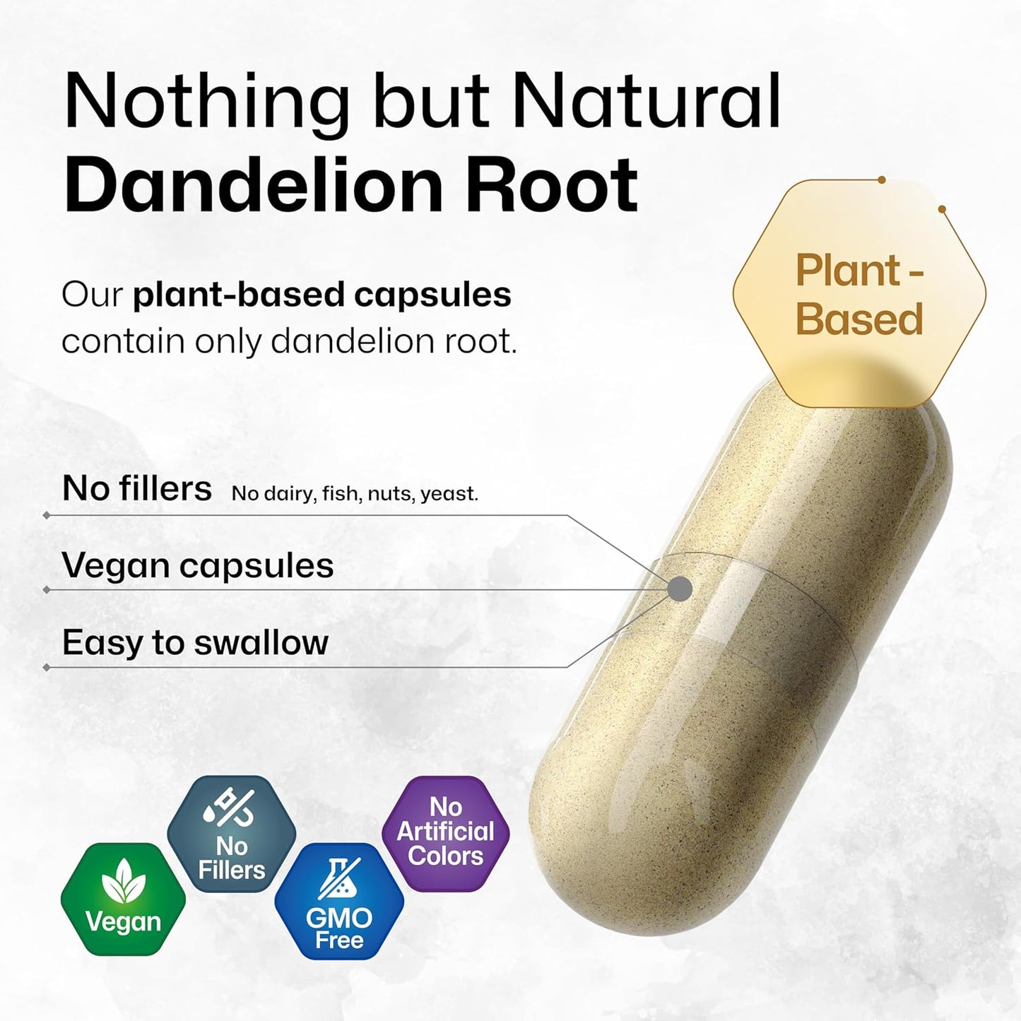 Dandelion Root Capsules and Liver Support Tincture 250 Capsules + 4 Fl. Oz.