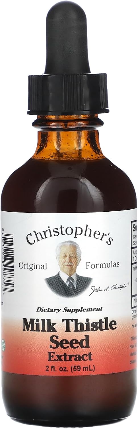 DAONEG Christopher's Original Formulas Milk Thistle Seed Extract - 2 fl oz Bottle