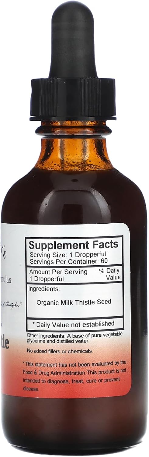 DAONEG Christopher's Original Formulas Milk Thistle Seed Extract - 2 fl oz Bottle