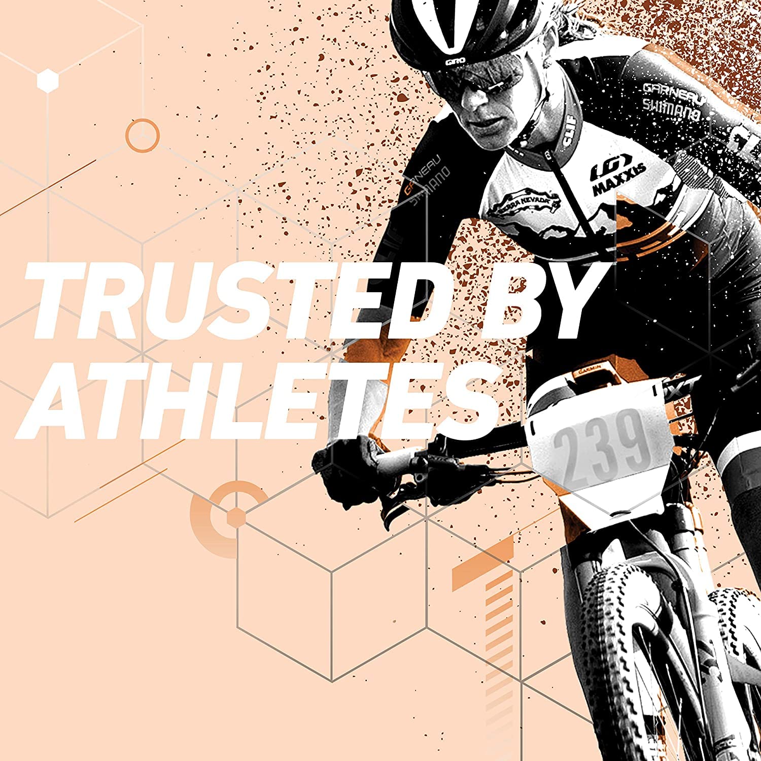 DAONEG CLIF BLOKS - Orange Energy Chews with Caffeine - Non-GMO Plant Based Fuel for Cycling & Running - Workout Snack - 2.1oz Packet (3 Count)