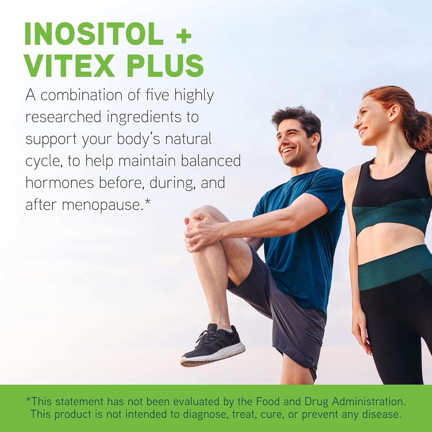 DaVinci Labs Inositol Vitex Plus 120 Caps - Hormone Balance & Ovarian Health - Vegetarian, Gluten & Soy Free Dietary Supplement