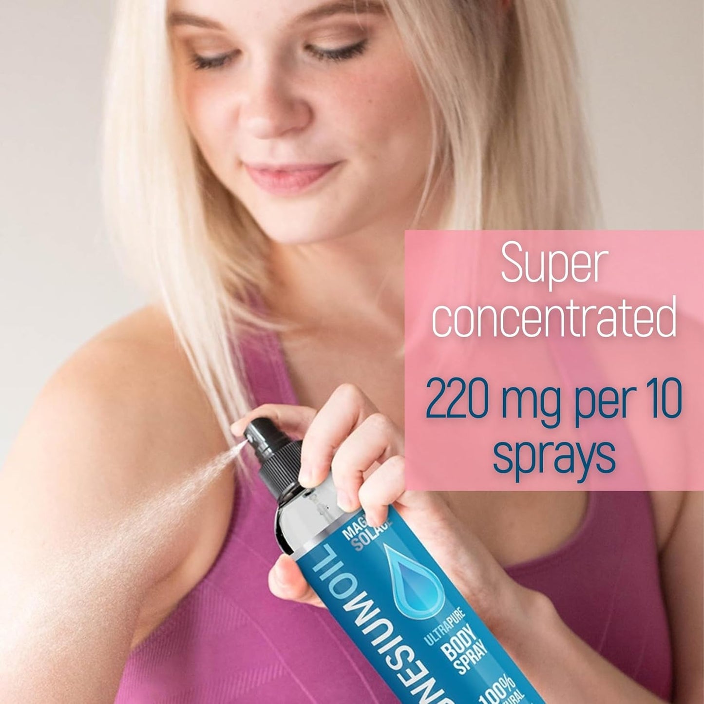 Dead Sea Source Magnesium Oil Spray - Pure & Natural Topical Magnesium Solution from Magnum Solace