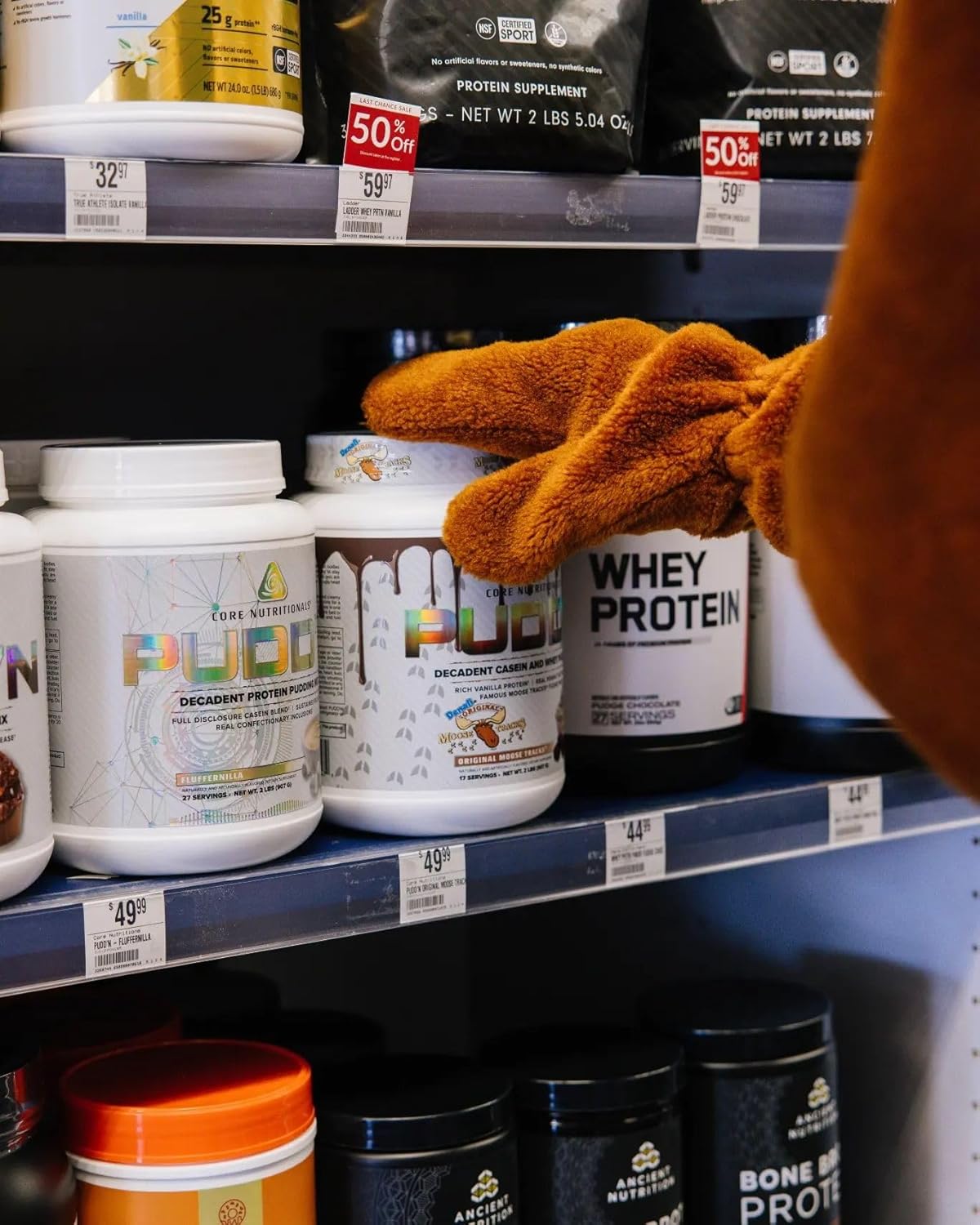 Decadent Protein Pudding Mix with Full Disclosure Casein Blend - Cookie Dough'n Cream Flavor - 20g Protein - 27 Servings - Sustained Release - 2 lb - BoostGo Australia