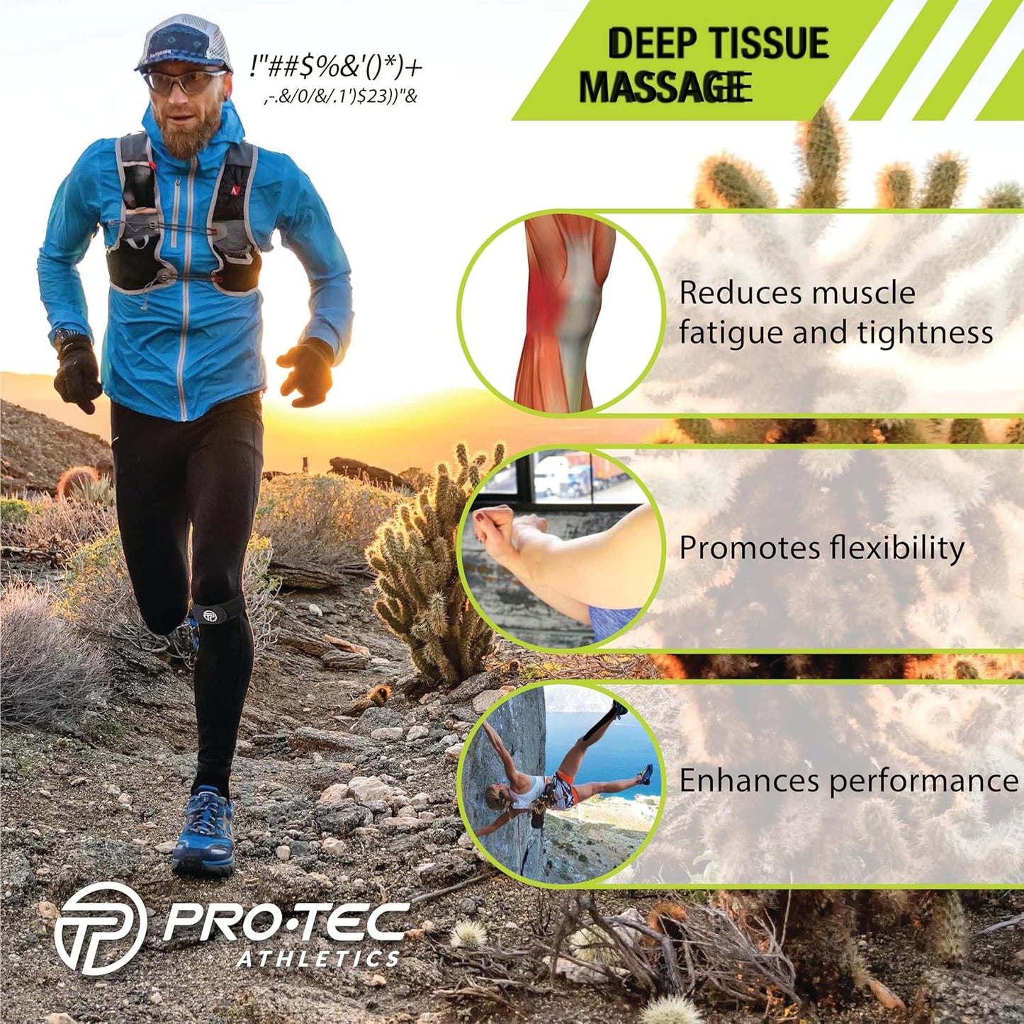 Deep Tissue Massage Balls for Muscle Relief - Pro-Tec Athletics Orb, Multi-Directional Massage for Hamstrings, Quadriceps, and Calves, Enhance Performance During Workouts for Adults.