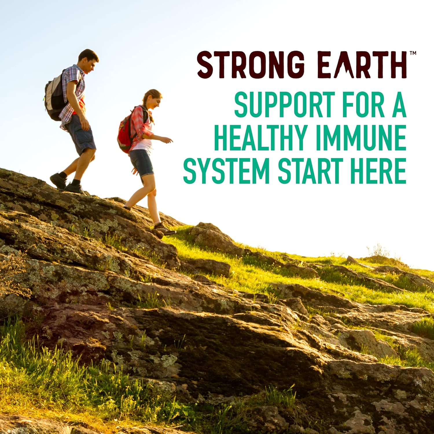 Delicious YUM-V'S Strong Earth 50mg Zinc Gummies - Immune Support for Kids & Adults - Natural Flavor Antioxidant Supplement - 60 Count Chewable Zinc Gummy - Gluten-Free, Non GMO, Vegan