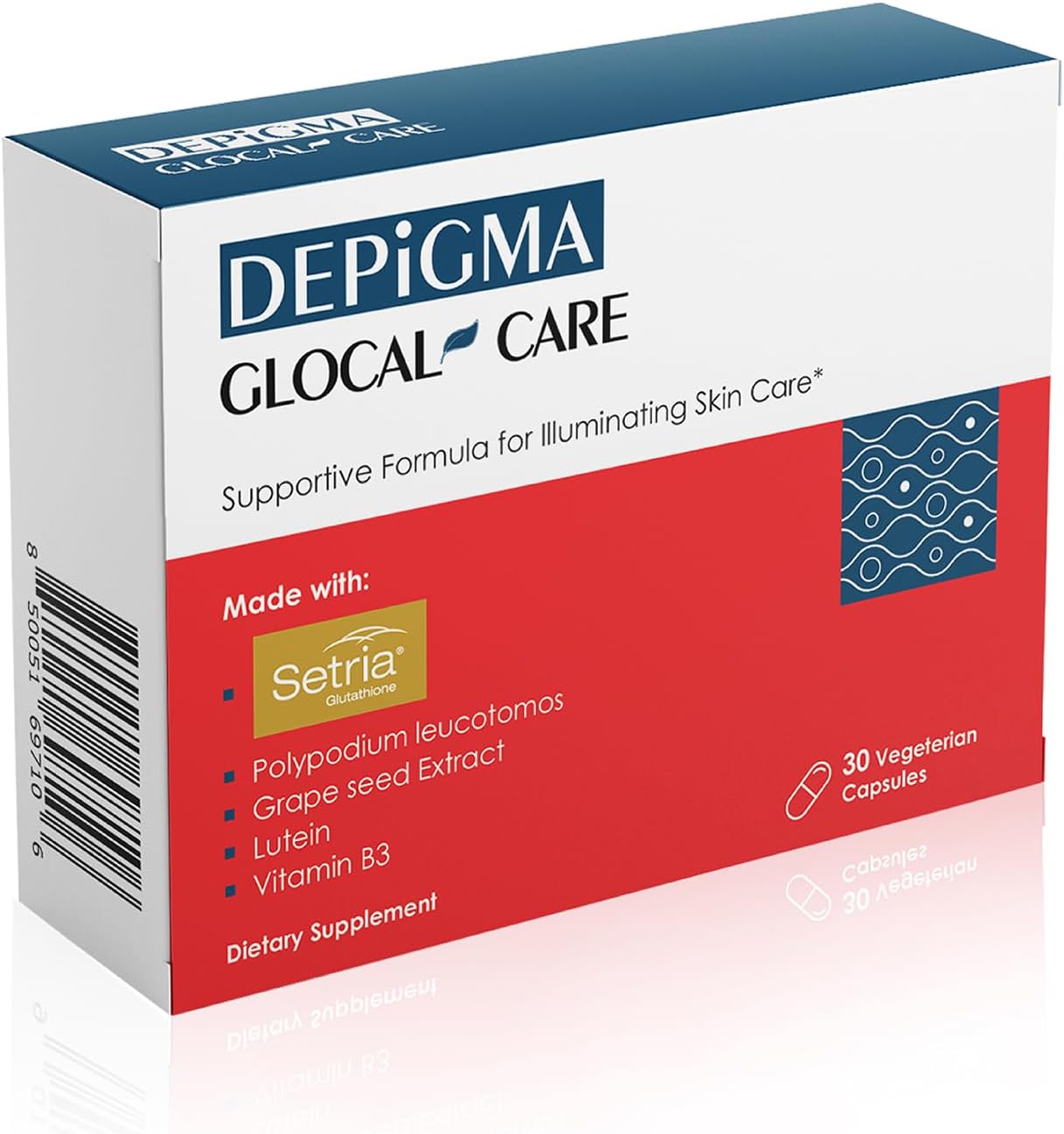 Depigma Serum: Hyperpigmentation, Melasma, and Dark Spot Reduction with Glutathione, Polypodium Leucotomos, Grape Seed, and Marigold Extracts