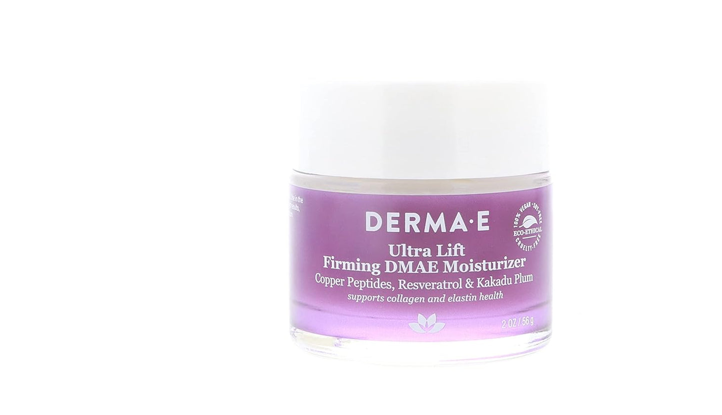 Derma E DMAE Alpha Lipoic C-Ester Retexturizing Cream - 2 oz Jar for Smoother Skin Texture and Brighter Complexion