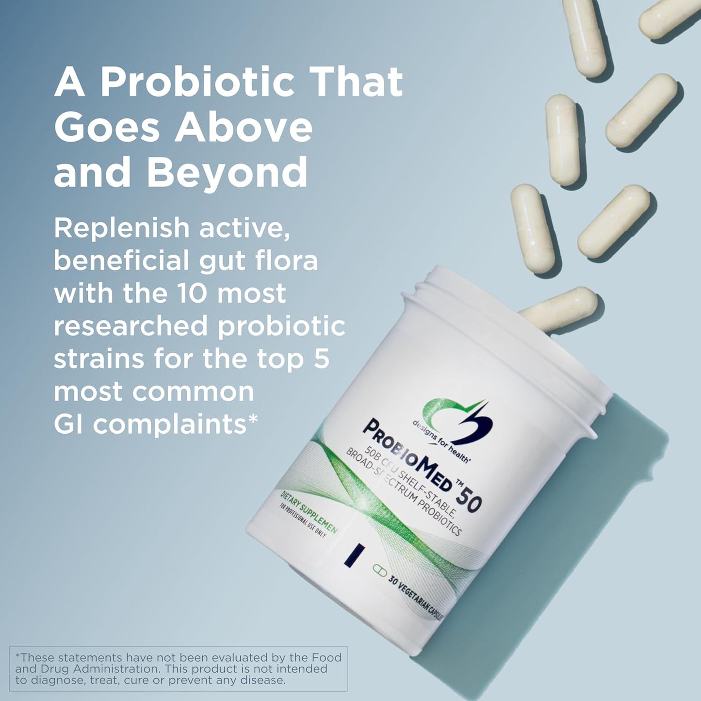 Designs for Health 3R Gut Reset Bundle - IgGI Immunoglobulin Capsules, ProbioMed 50 Probiotic, GI Revive Supplement (3 Products)