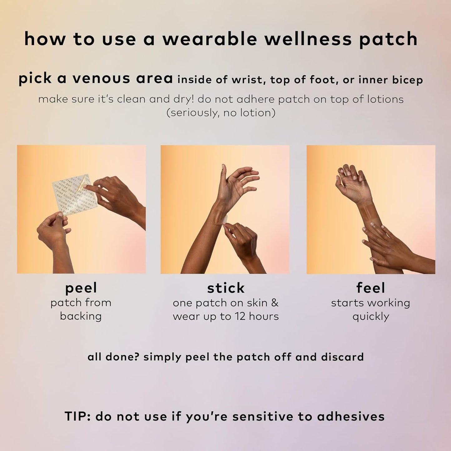 Desire Sexual Wellness Patches - Natural Plant-Powered Patches with Vitamin B6, Reishi, and Black Maca for Mood Enhancement (8 Patches)