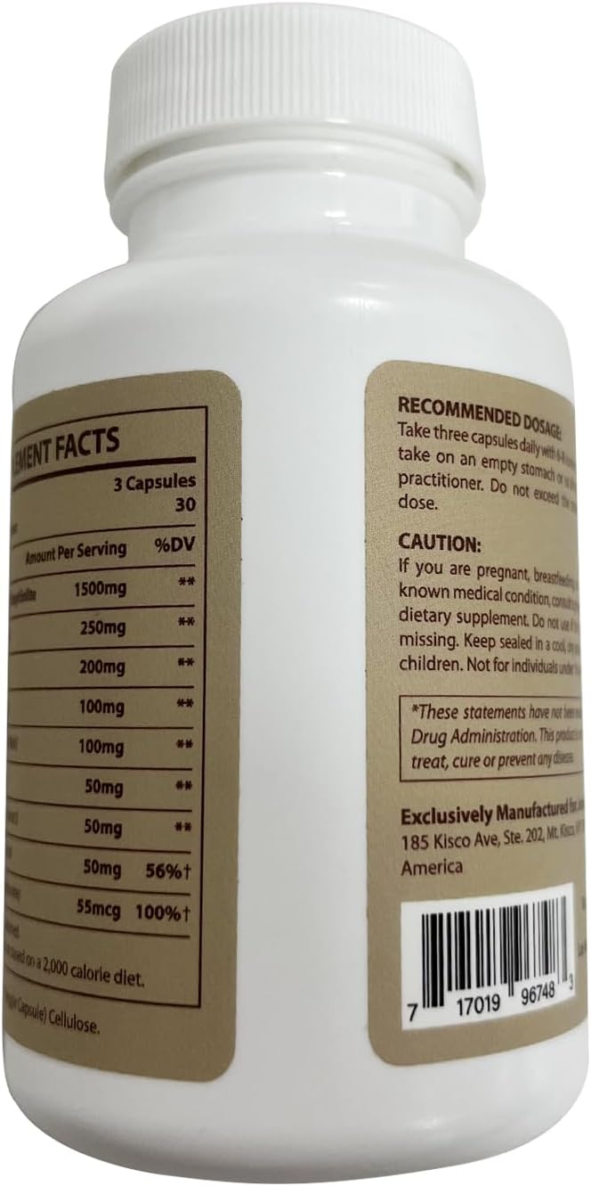 Detox Capsules with 2300 MG Zeolite + SAM-e Gummies with 3600 MG - Ultimate Detox Combo