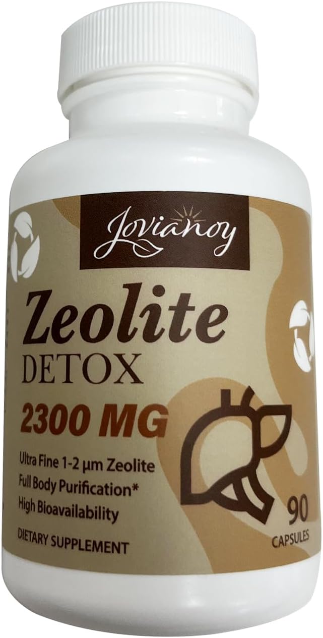 Detox Capsules with 2300 MG Zeolite + SAM-e Gummies with 3600 MG - Ultimate Detox Combo