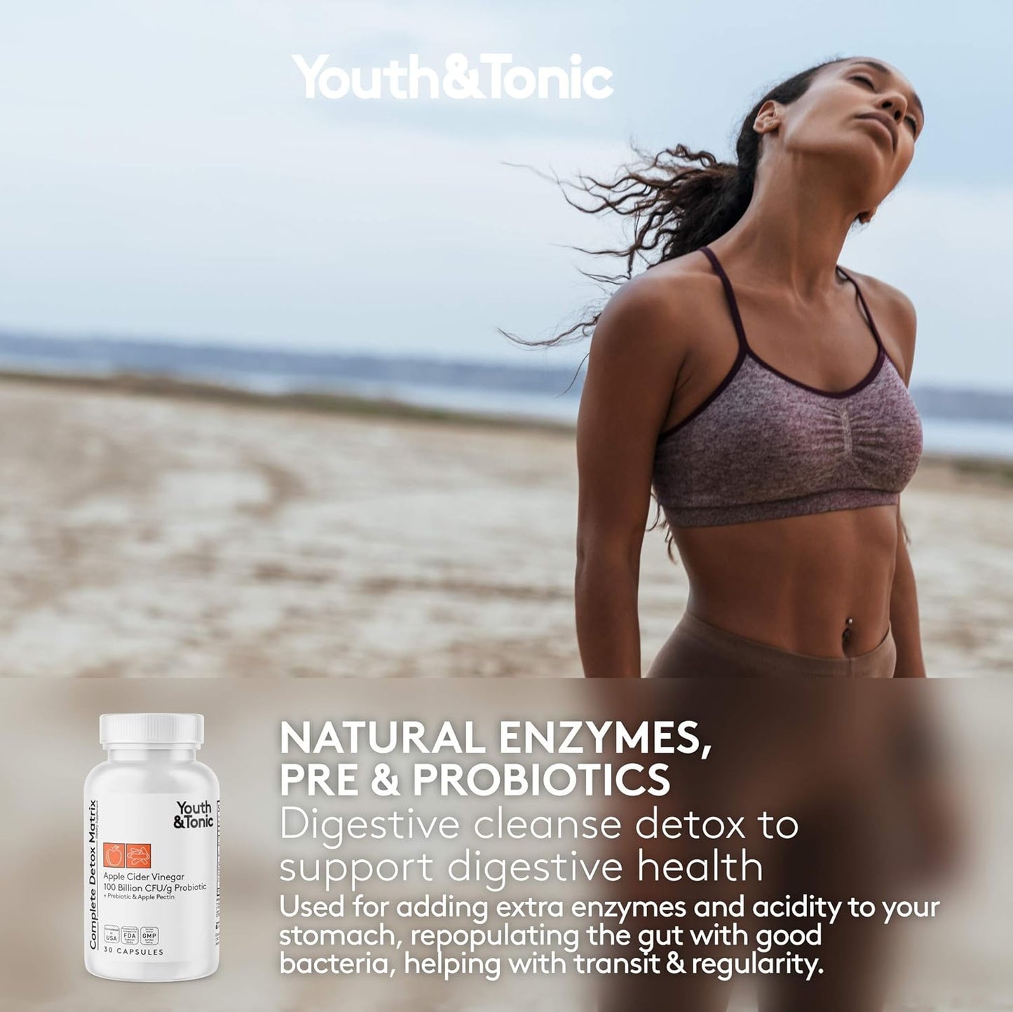 Detoxify and Rejuvenate with Youth-Boosting Tonic and Activated Charcoal Pills