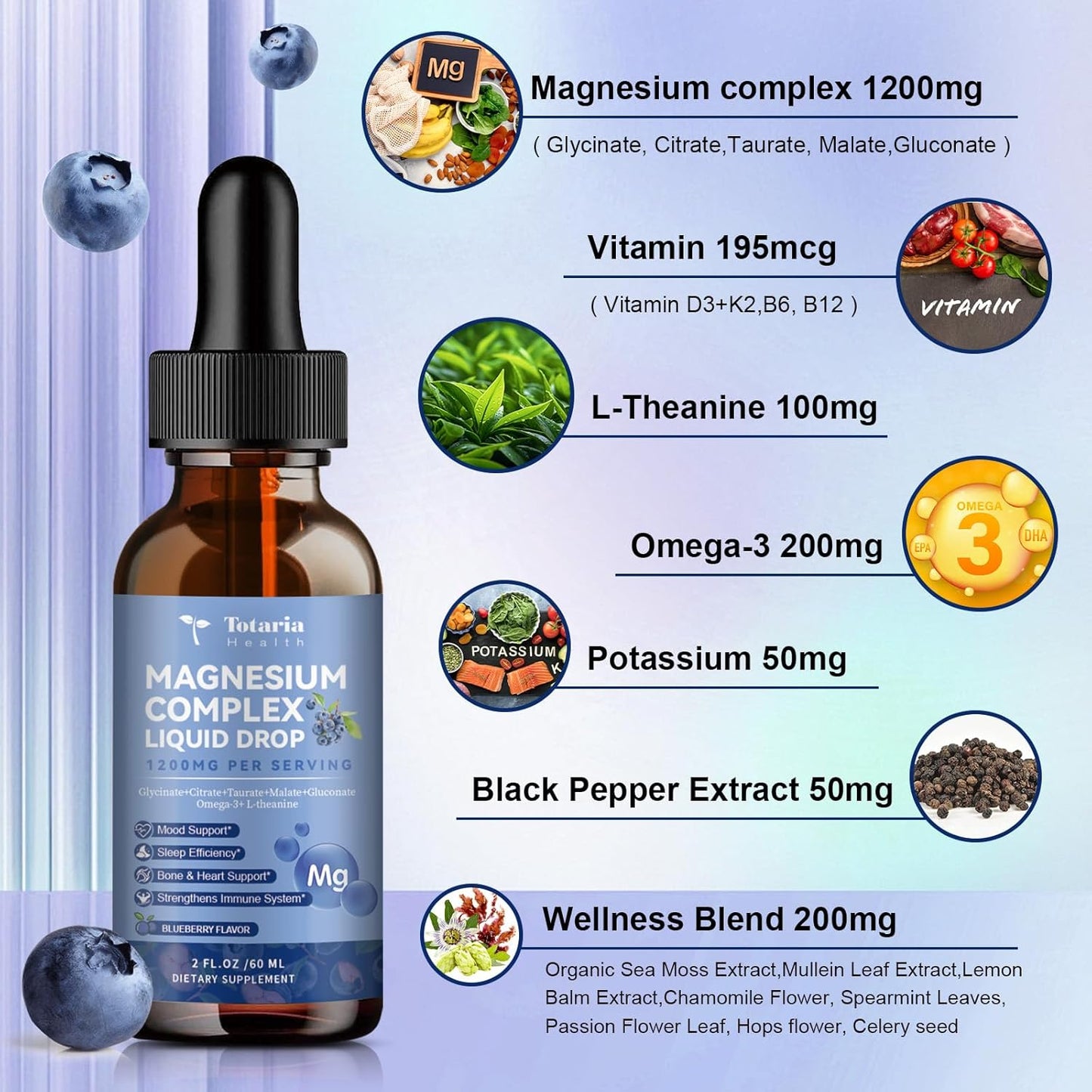 Detoxify and Repair Liver with Totaria Liquid Cleanse + Magnesium Glycinate Complex