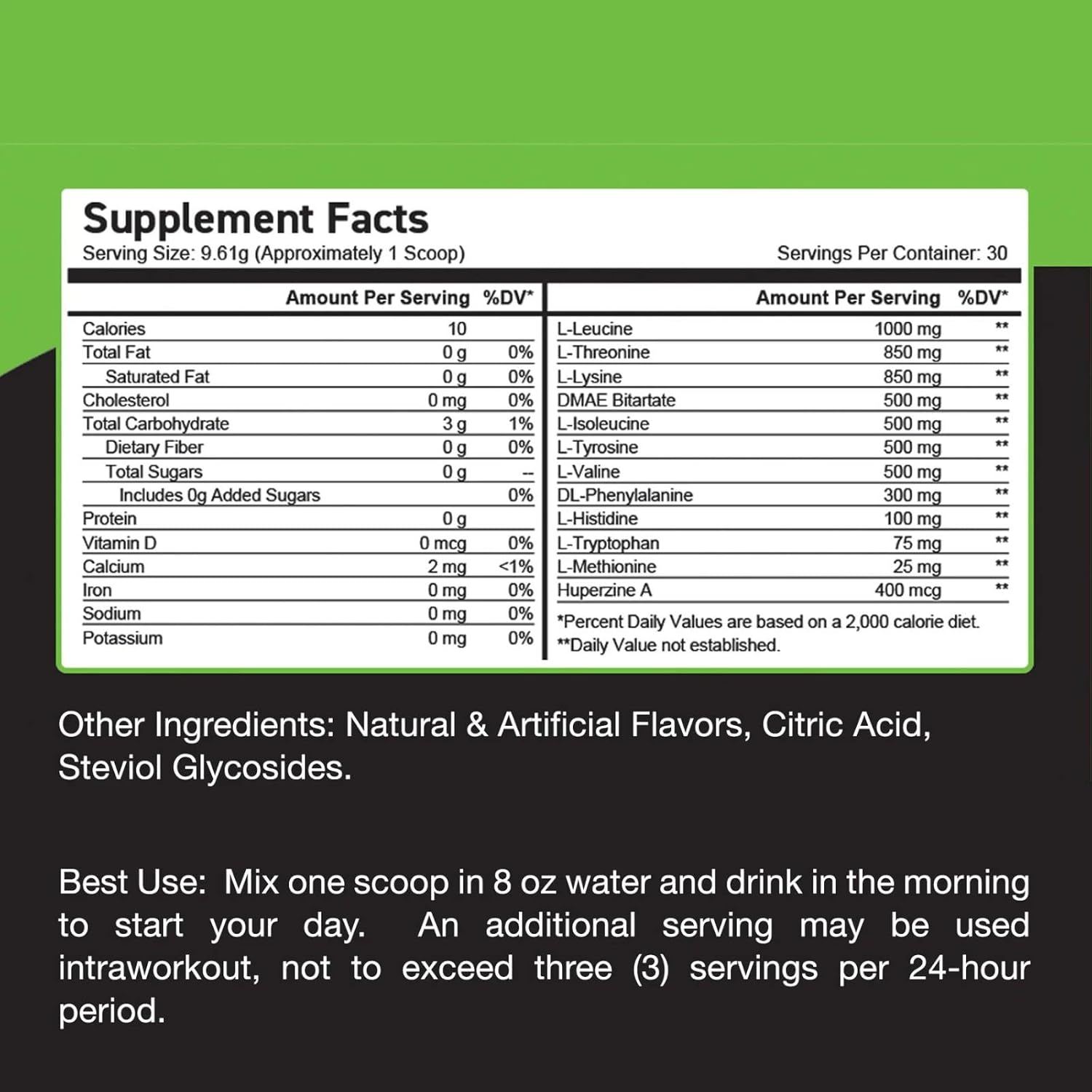Devotion Nutrition AM JumpStart Juice Powdered Drink Mix - Cherry Limeade Flavor - Cognitive Function & Focus Support - 30 Servings