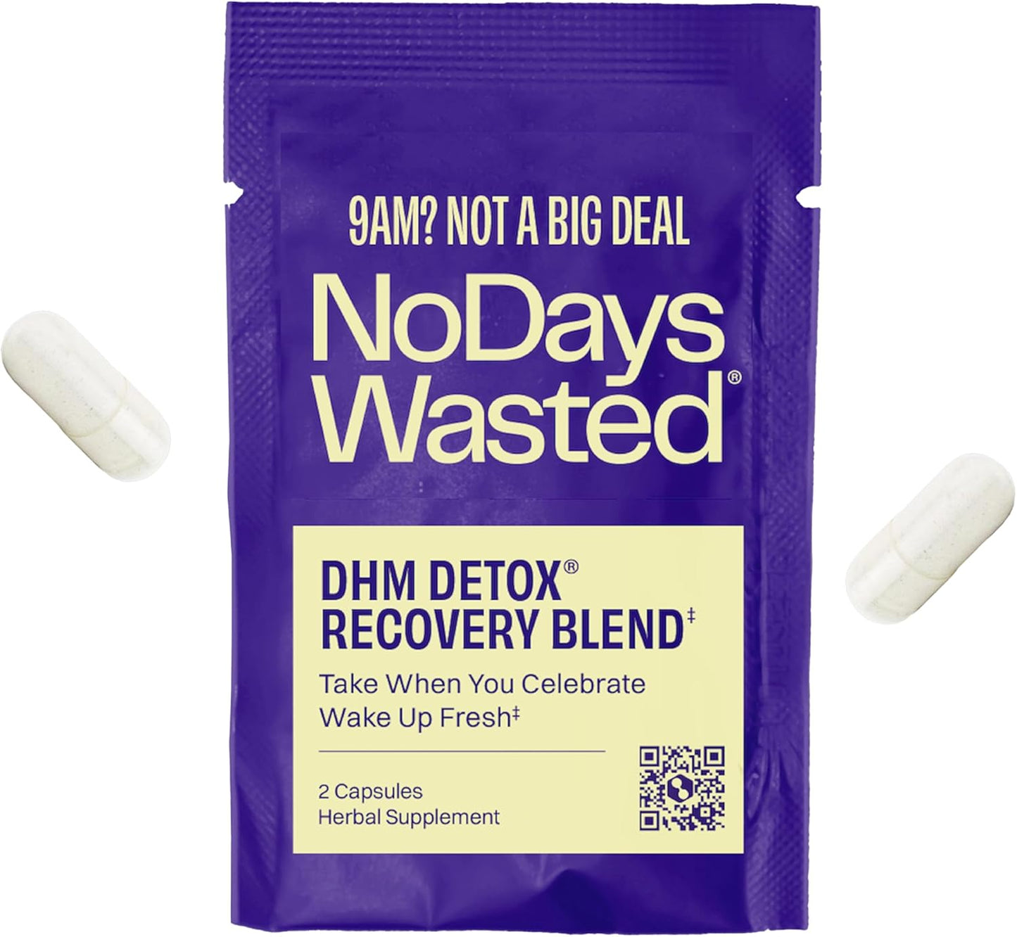 DHM Detox Supplement, No Days Wasted, 30 Servings - Enhance Next Day Recovery by Taking in the Evening
