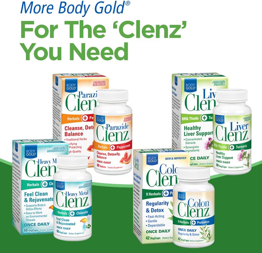 Digestive Clenz - Support Healthy Detox, Elimination & Nutrient Absorption - 30 Servings, 90 VegCaps