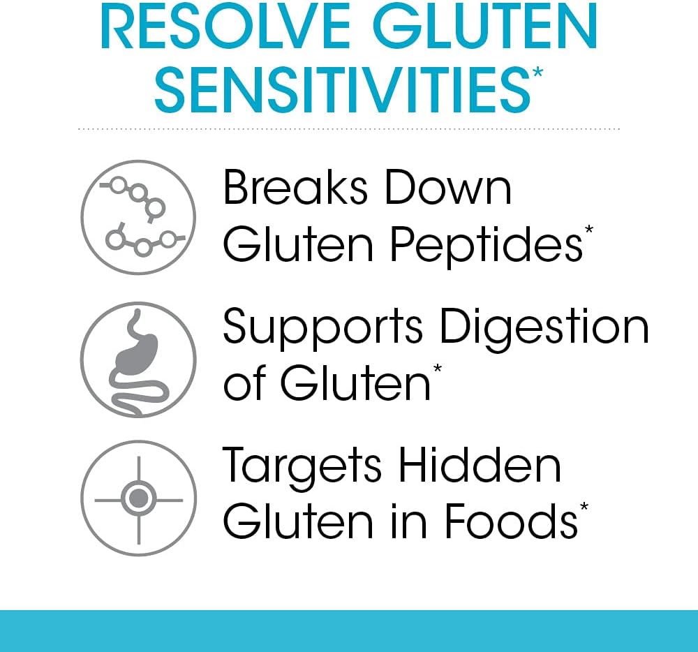 Digestive Enzyme for Gluten Protein Breakdown - 2 Bottles of Silver Fern Gluten Comfort with Tolerase G - 60 Capsules Each