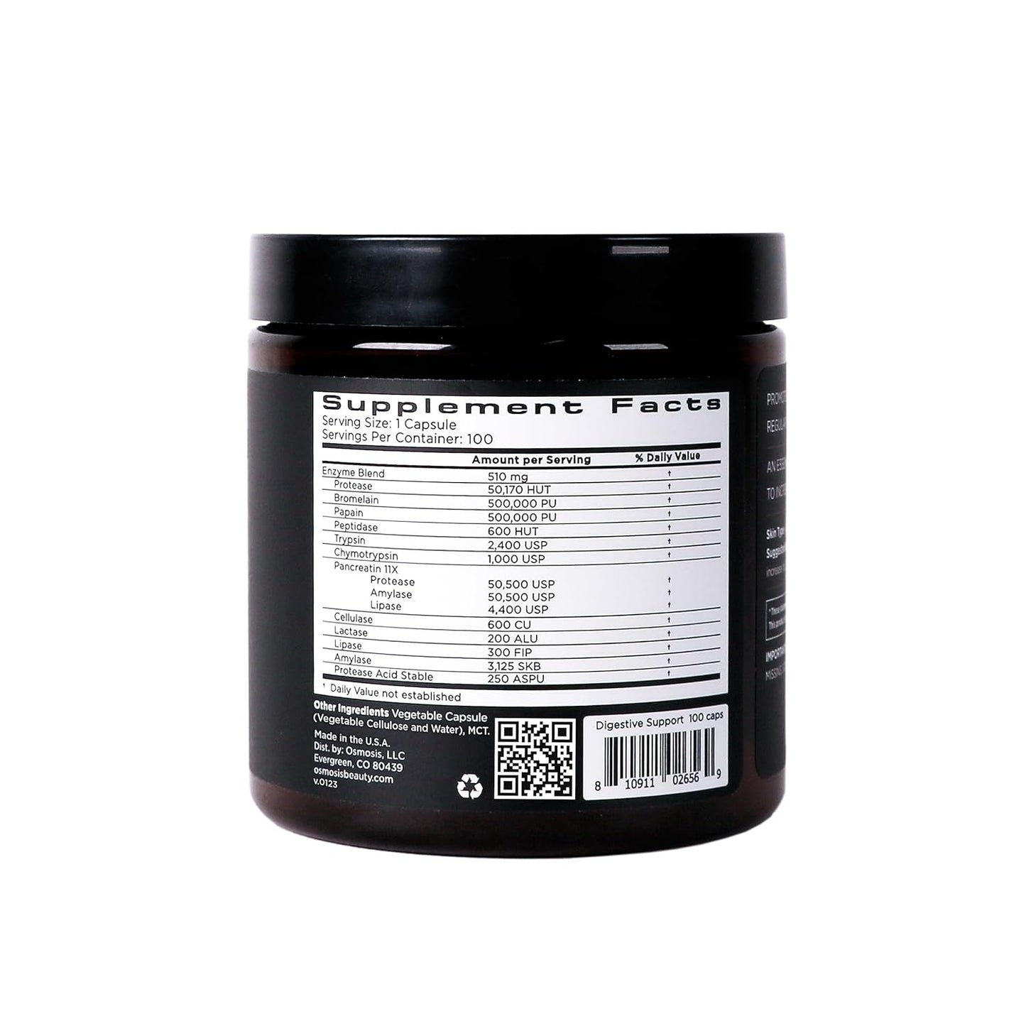 Digestive Enzyme Supplement for Gut Health and Bloating Relief - Fast-Acting Support for Men and Women, 100 Count