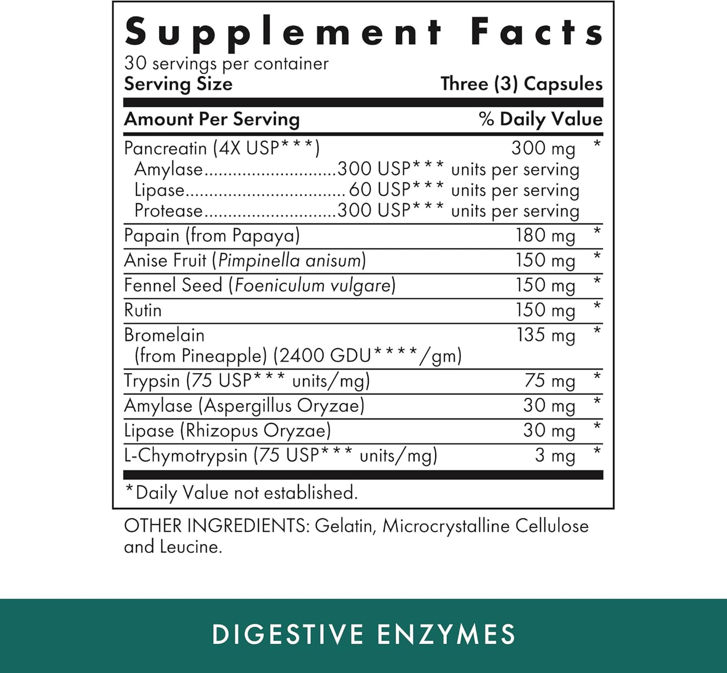 Digestive Enzymes Supplement - 90 Capsules for Protein, Fats, Starch, Dairy & Carbs - 30 Servings by MICHAEL'S Health