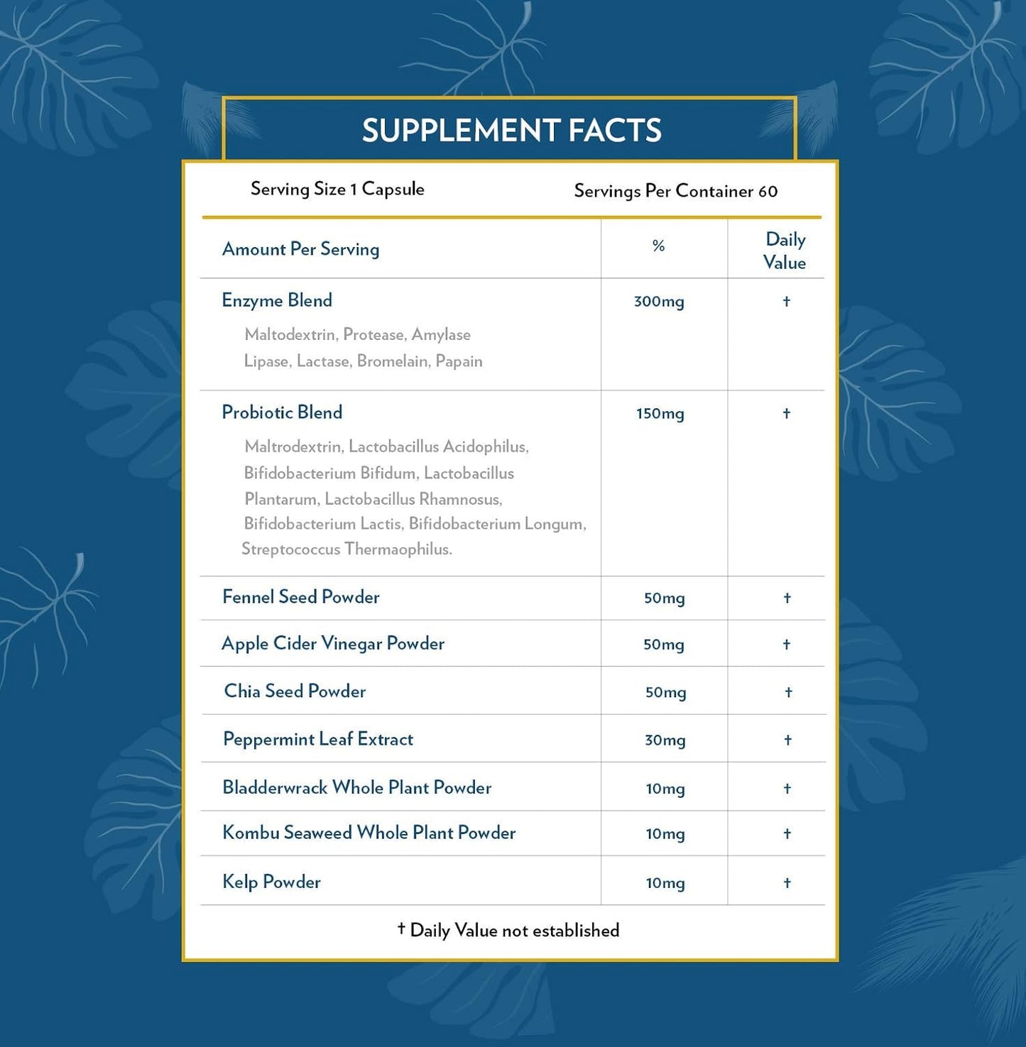 Digestive Enzymes with Probiotics for Healthy Digestion - 60 Servings, Gluten-Free, Made in USA