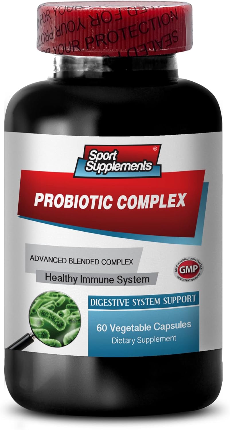 Digestive Health Probiotic Supplement with Bacillus, Bifidobacterium Lactis, and Multi Enzyme Formula - 120 Capsules
