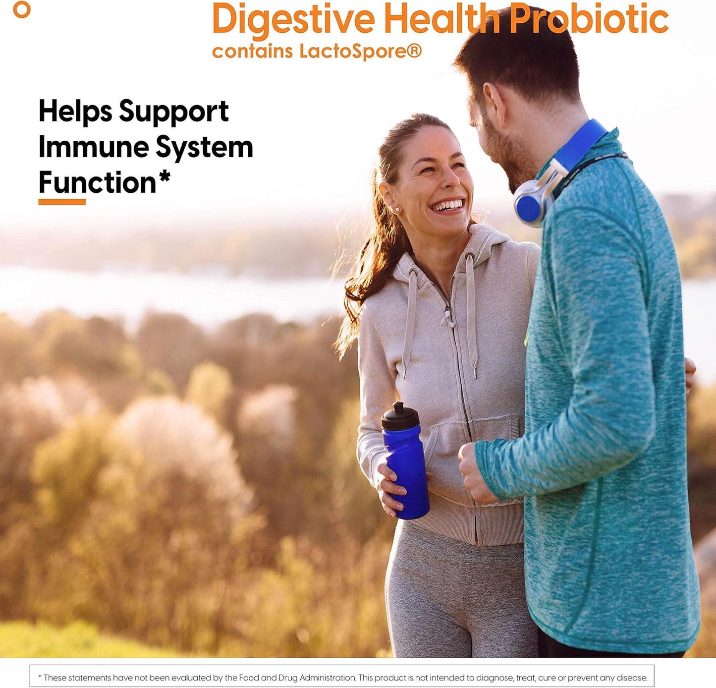 Digestive Health Probiotic with Lactospore - Vegan, Non-GMO, Soy & Gluten Free - 60 Veggie Capsules by Doctor's Best
