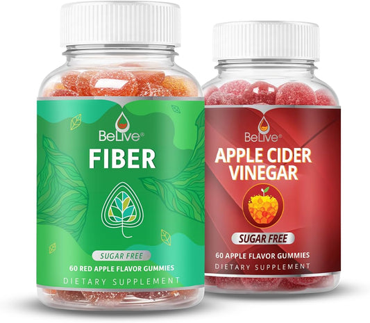 Digestive Support Bundle: Fiber & Apple Cider Vinegar for Gut Health