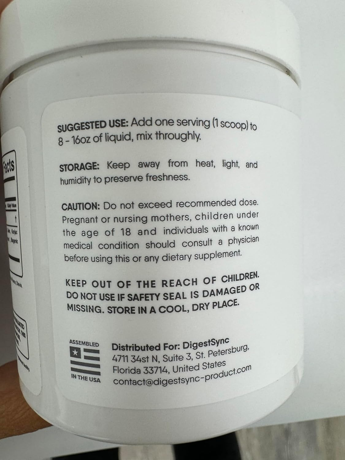 DigestSync Digestion Supplement: Natural Gut Health Powder for Bloating Relief - 100% Green Powder, 3 Months Supply