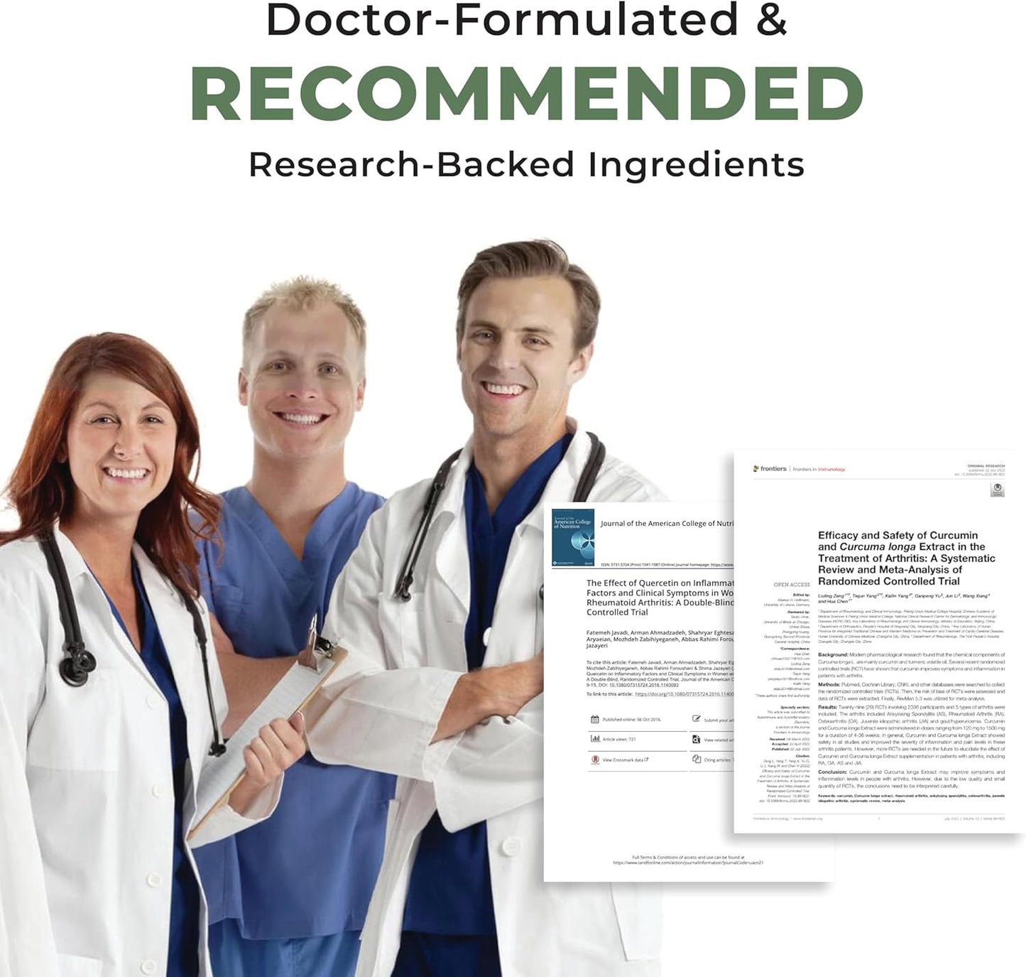 Doctor-Formulated Turmeric Supplement with Quercetin, Pomegranate Extract, CoQ10 - Anti Aging & Immunity Support - 90 Capsules