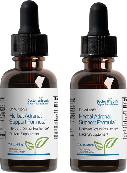 Doctor Wilson's Original Formulations Adrenal Support Formula - 2-Pack Liquid Ounces - Herbal Supplement