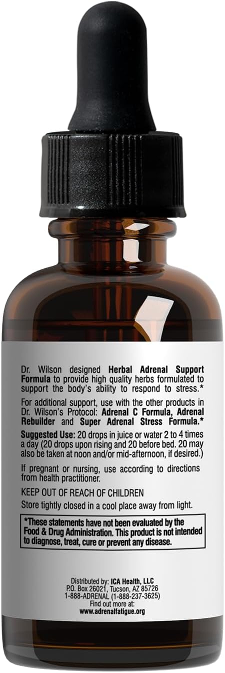 Doctor Wilson's Original Formulations Adrenal Support Formula - 2-Pack Liquid Ounces - Herbal Supplement