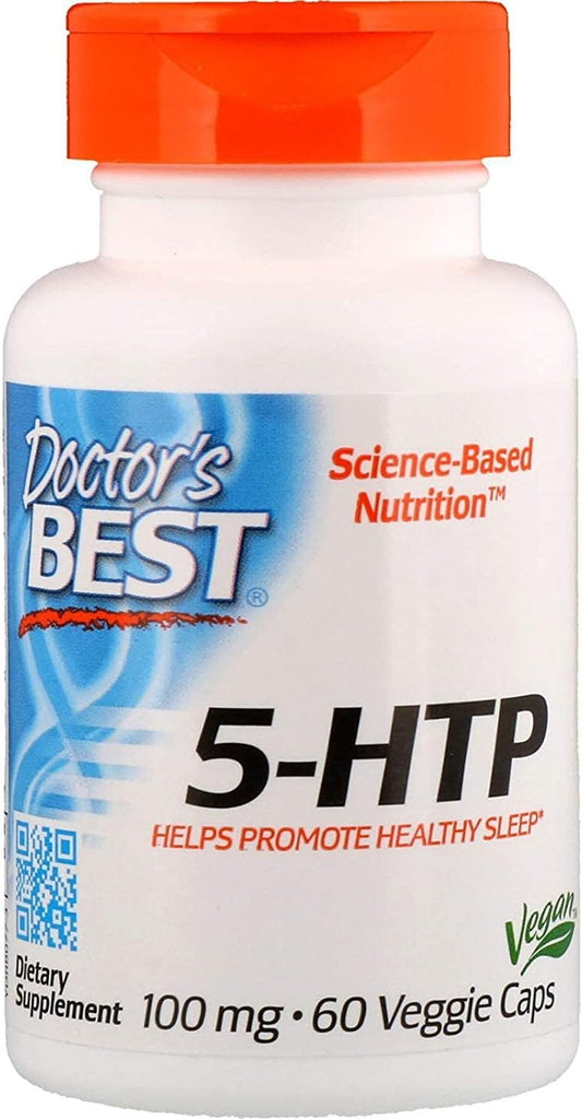 Doctor's Best 5-HTP Supplement - 100 mg Capsules, 60 Count