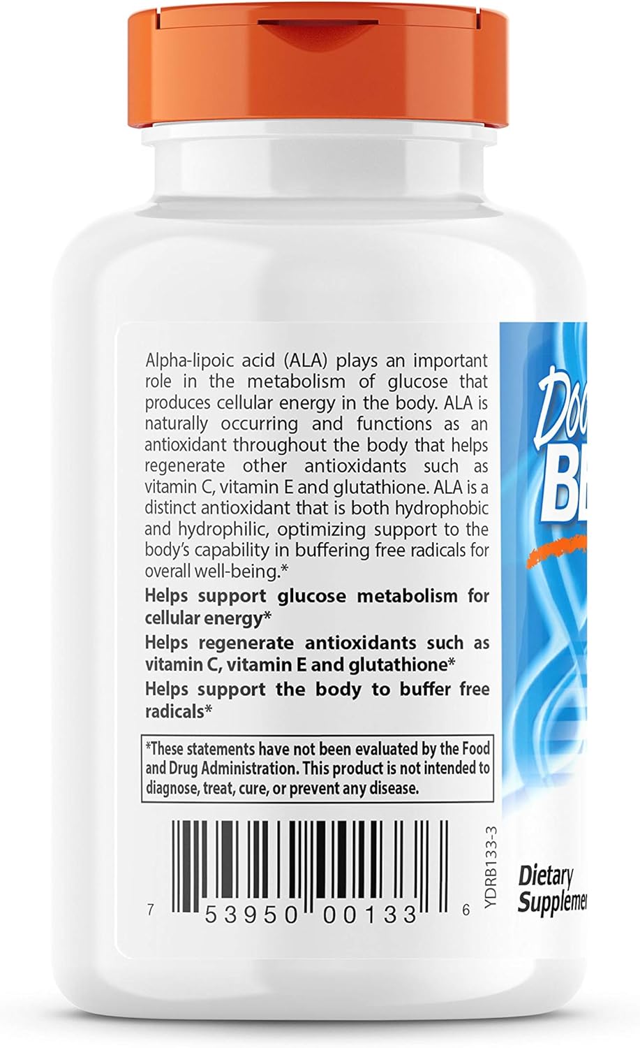 Doctor's Best Alpha Lipoic Acid Supplement, 60 Capsules - Antioxidant Support Formula