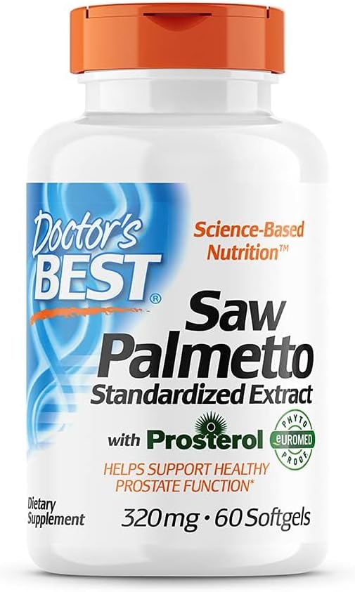 Doctor's Best Saw Palmetto Extract Softgel Capsules - 320mg, 60 Count
